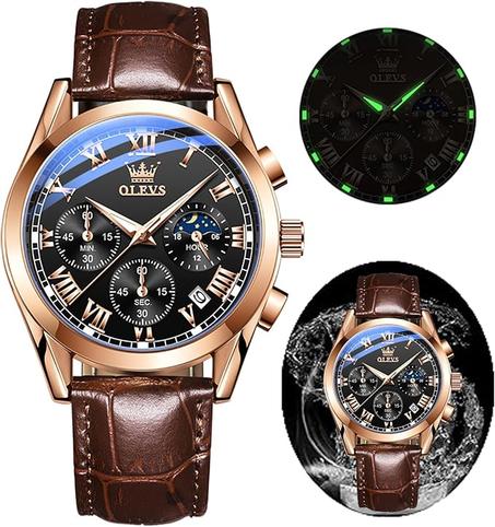 ساعة رجال الاعمال الكلاسيكية البيني و الاسود 1