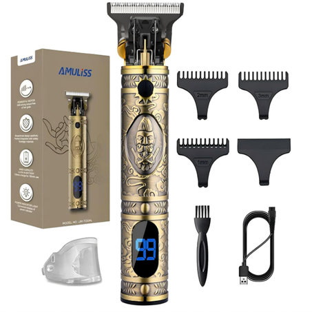 ماكينة حلاقة شعر احترافية للرجال قابلة لإعادة الشحن