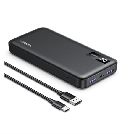 باور بانك بتقنية الشحن السريع وبسعة 20000 مللي أمبير في الساعة