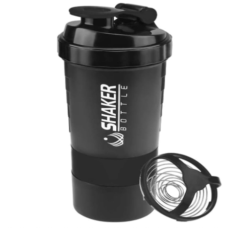 زجاجة لشرب مخفوق البروتين خلال التمر ين500 ملليلتر