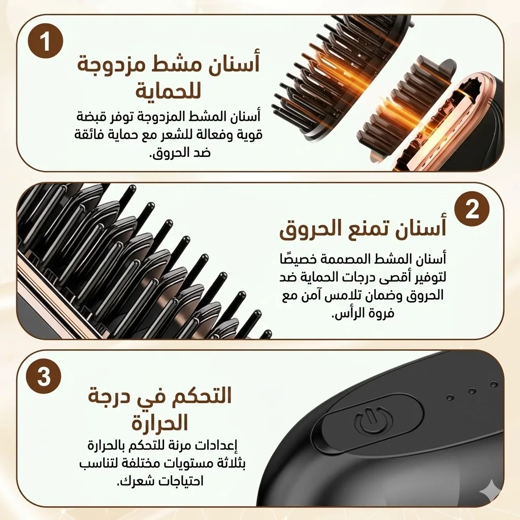 المشط الحراري  المحمول - MINI BRUSH