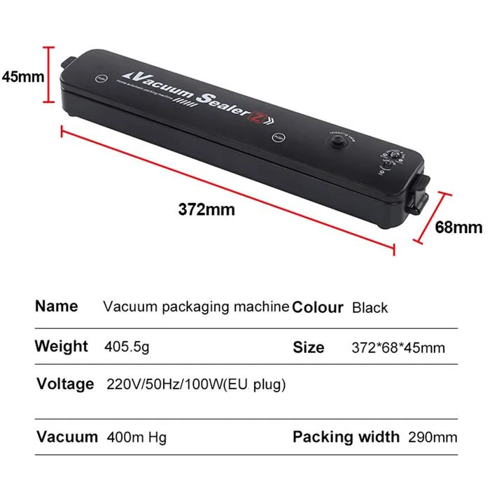 Vacuum Sealer (آلة تغليف وحفظ الطعام)