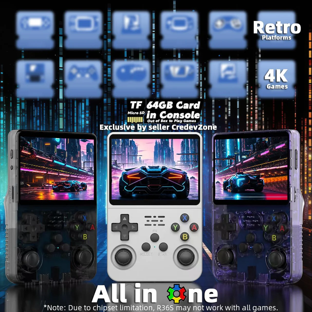 Console de Jeu Portable R36S – Rétro Gaming Ultime