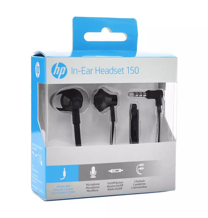 HP In-Ear Headset 150, Black