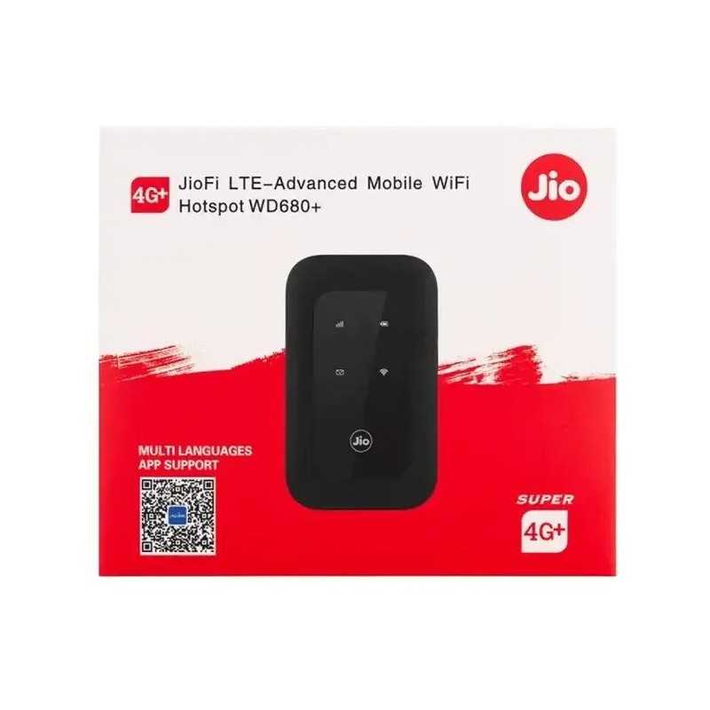 Modem 4G LTE JioFi WD680 Advanced Mobile WiFi Wireless Modem 4G Sans Fil Hotspot Router