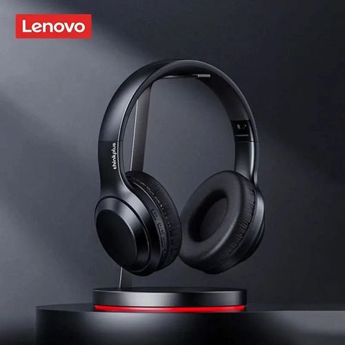 Lenovo Thinkplus Headphones TH10 Bluetooth Headset with microphone Super High Quality - Black