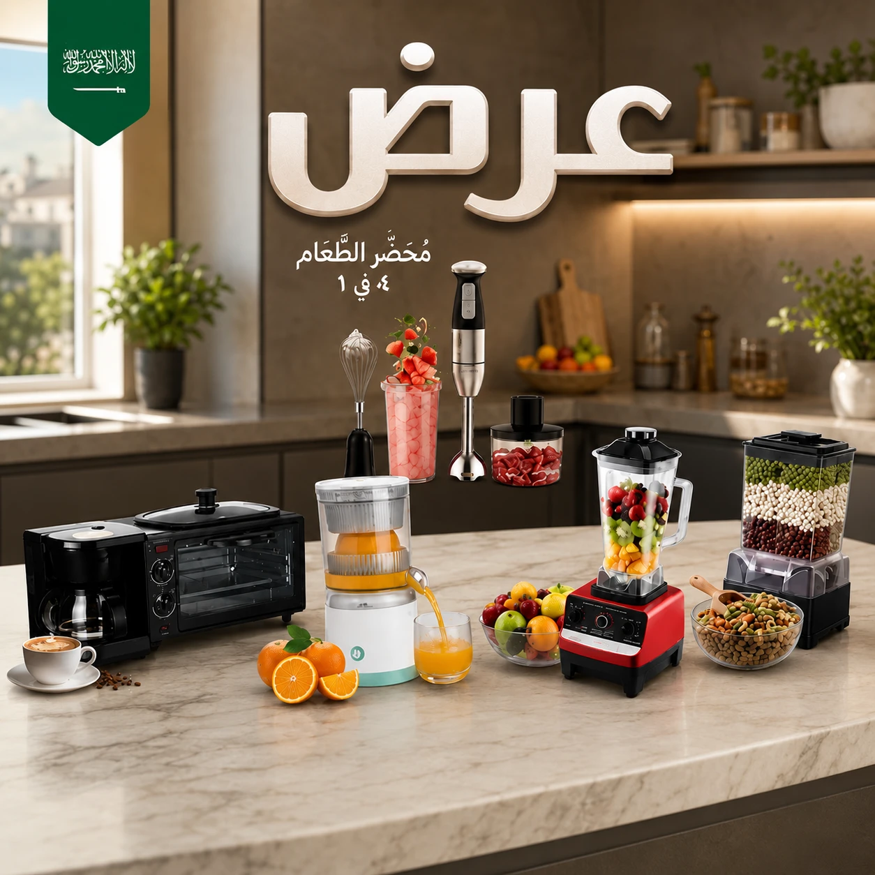 العرض الأقوى لتجهيز منزلك: 4 أجهزة احترافية بسعر جهاز واحد