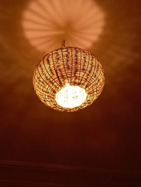 Luminaire en Rotin