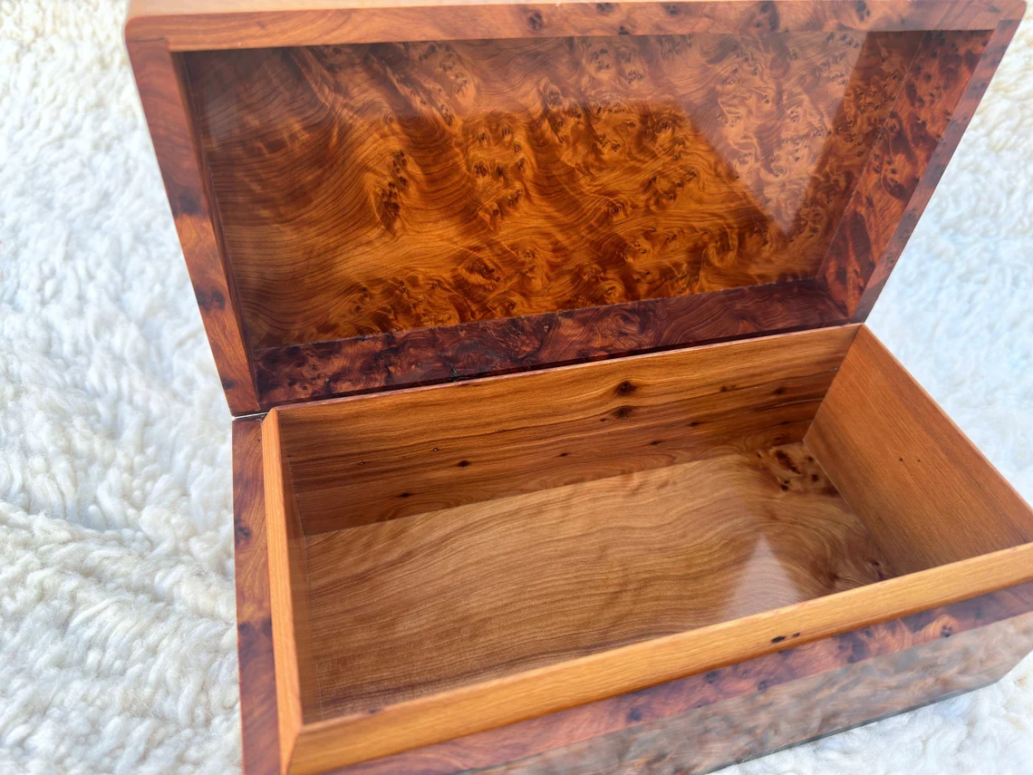 Large Handmade Wooden Jewelry Box