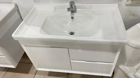 Meuble SDB Blanc 80 cm