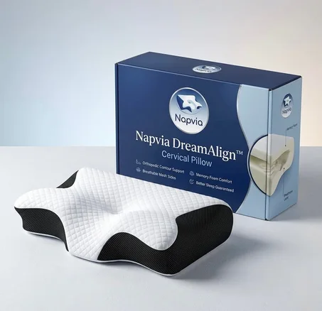 وسادة Napvia DreamAlign™ Cervical Pillow الطبية