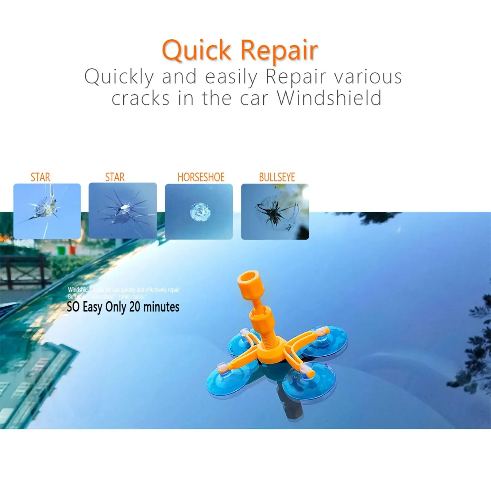 windshield إصلاح الزجاج للسيارة
