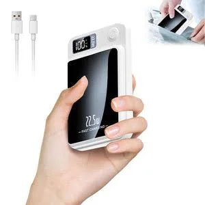 Power Bank Magnétique 20 000 mAh – Charge Rapide 22.5W & Sans Fil