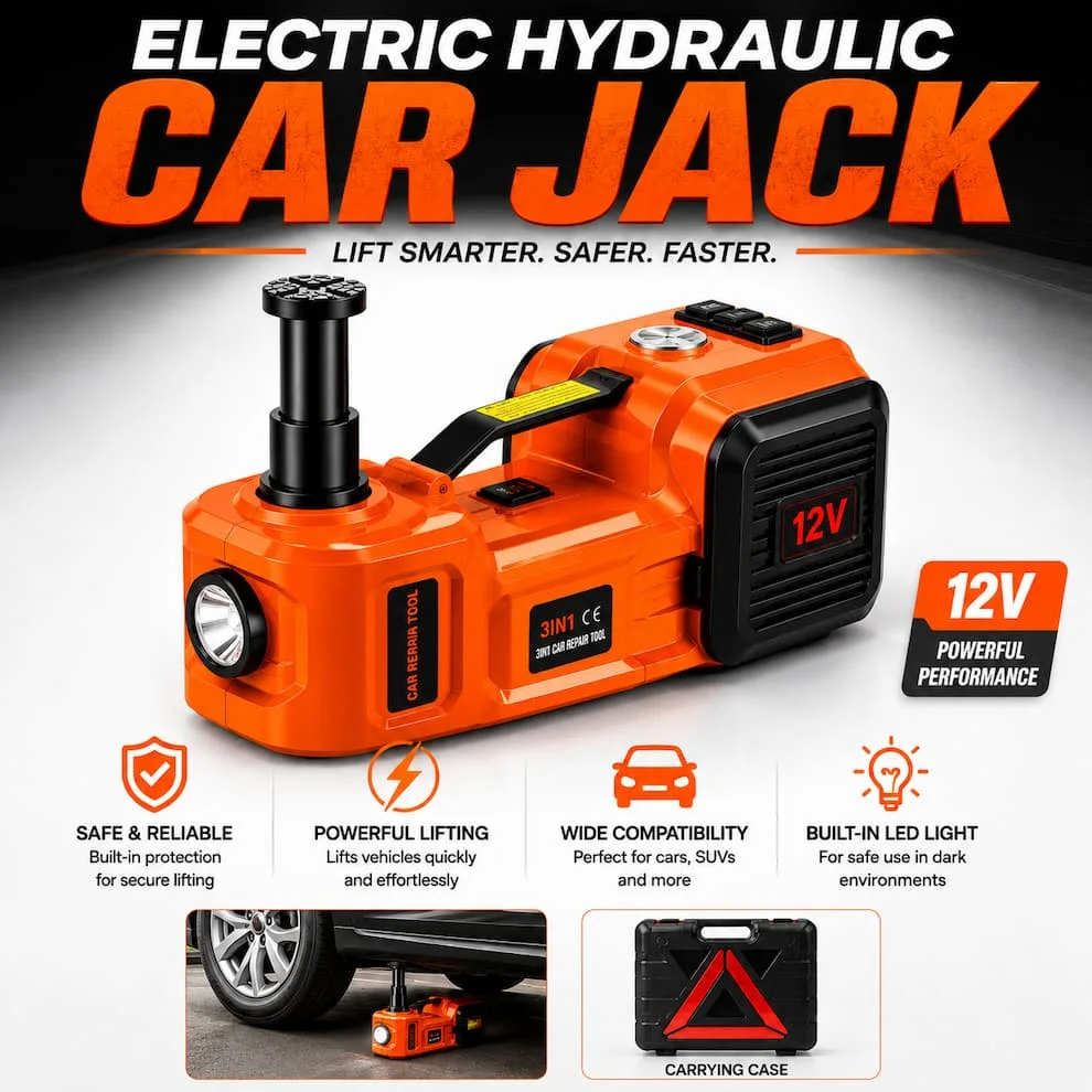 Electric Hydraulic Car Jack - رافعة سيارة هيدروليكية كهربائية
