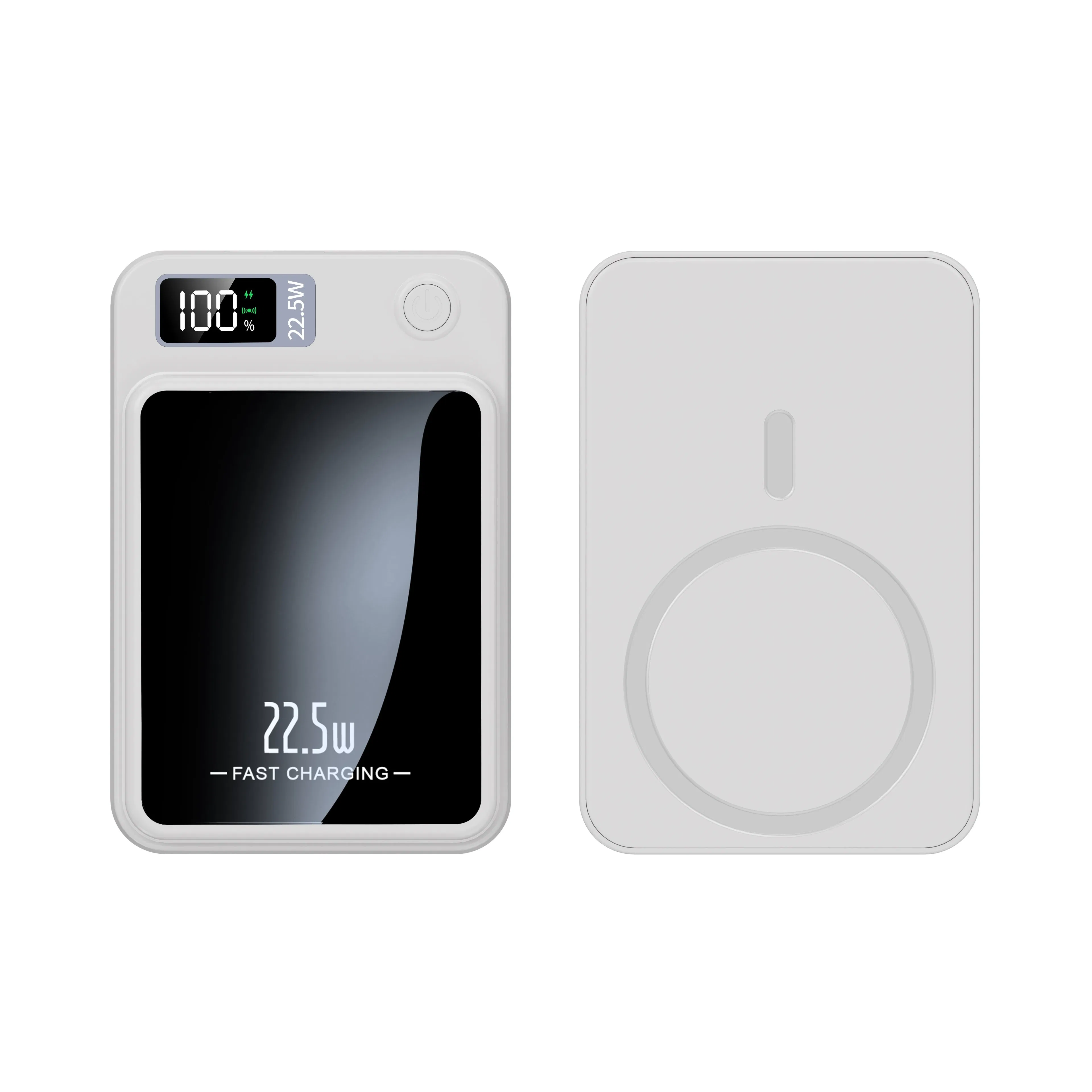 Power Bank Magnétique 20 000 mAh – Charge Rapide 22.5W & Sans Fil