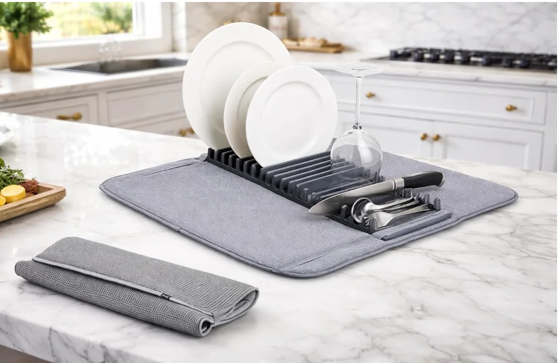 وسادة تجفيف الأواني