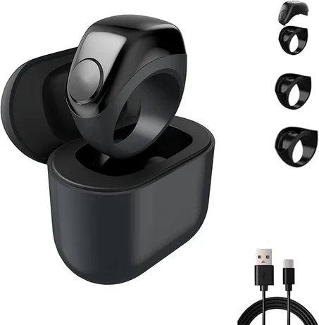 خاتم ذكي من كتوبي، للصلاة الاسلامية، تذكير بتوقيت الصلاة، خاتم تسبيح ذكي، شاشة OLED 0.55 انش، عداد تسبيح، حلقة ذكية مقاومة للماء IP67، 3 انواع من الحلقات المتغيرة، مع علبة شحن، عمر بطارية طوي