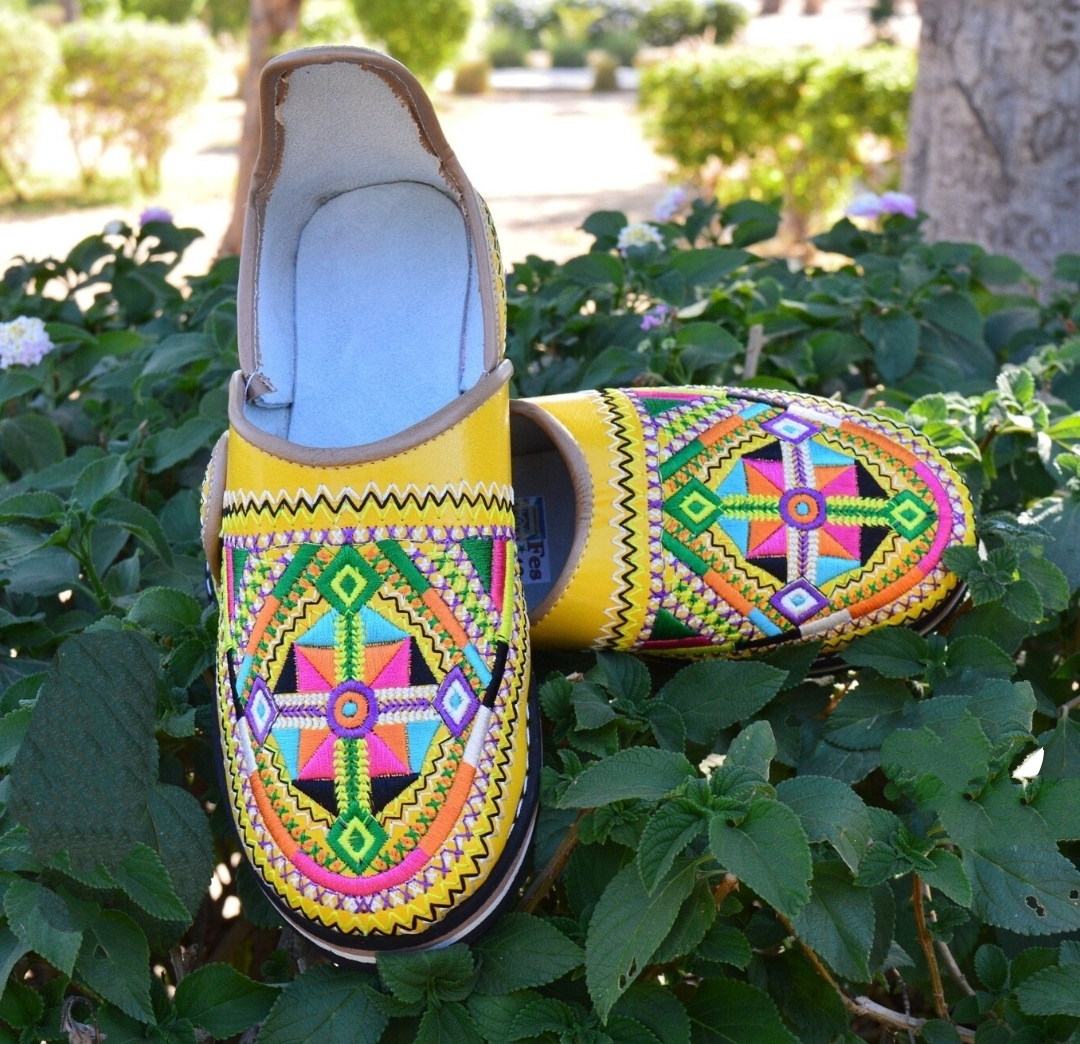 Babouche marocaine en cuir