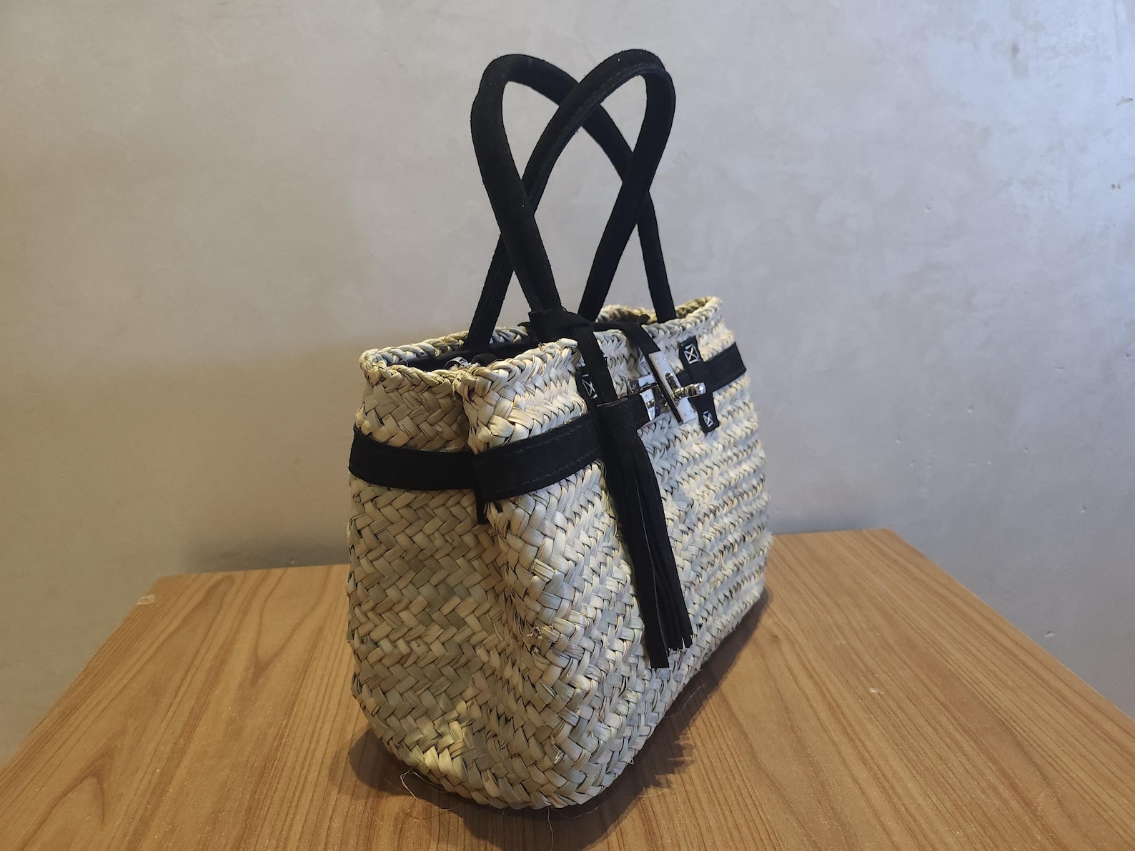 Sac à main en paille