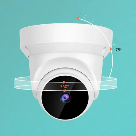Caméra de surveillance interieure, Wifi PTZ Rotative 360°