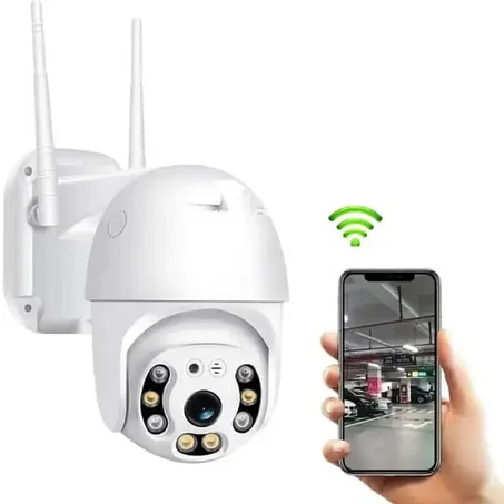 Caméra Wifi Exterieure, 1080P PTZ Rotative sur 360°