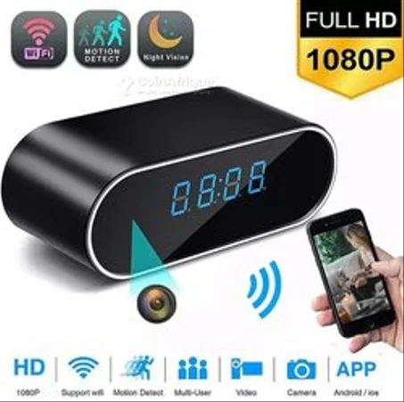 Mini Caméra Horloge WiFi  1080P