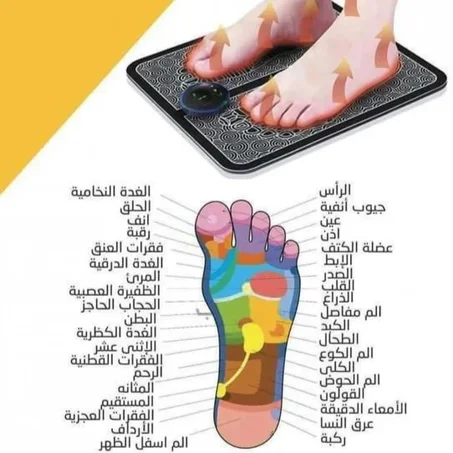 وسادة تدليك القدم الكهربائية