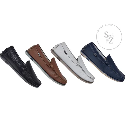 حذاء جلدي موكاسان  كلاسيكي للرجال - Chaussures moccasins en cuir classiques pour hommes - ripano