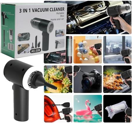 مكنسة كهربائية محمولة 3 في 1 – متعددة الاستعمالات