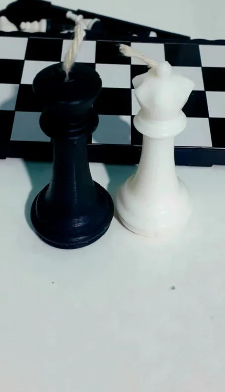 Bougie Roi-Reine (Chess) شموع ملك و ملكة الشطرنج