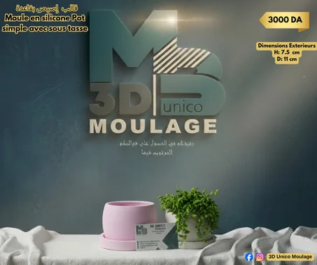 Pot avec Tasse أصيص ب قاعدة