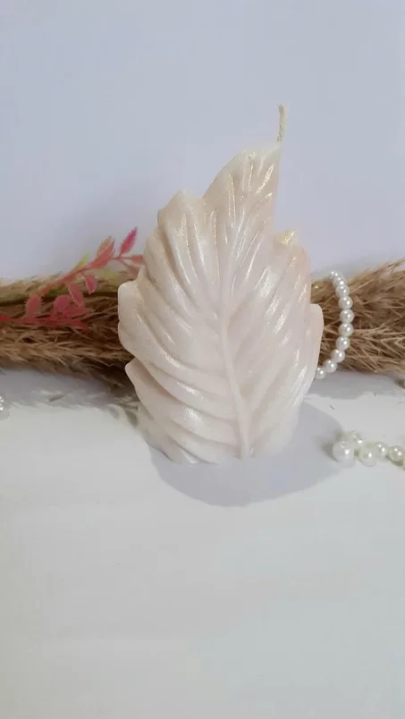 Bougie Feuille de Corail شموع ورقة المرجان