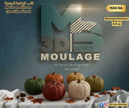 Citrouille décoré قالب  اليقطينة المزخرفة