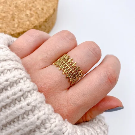 Bague ajustable «𝓠𝓾𝓮𝓮𝓷»