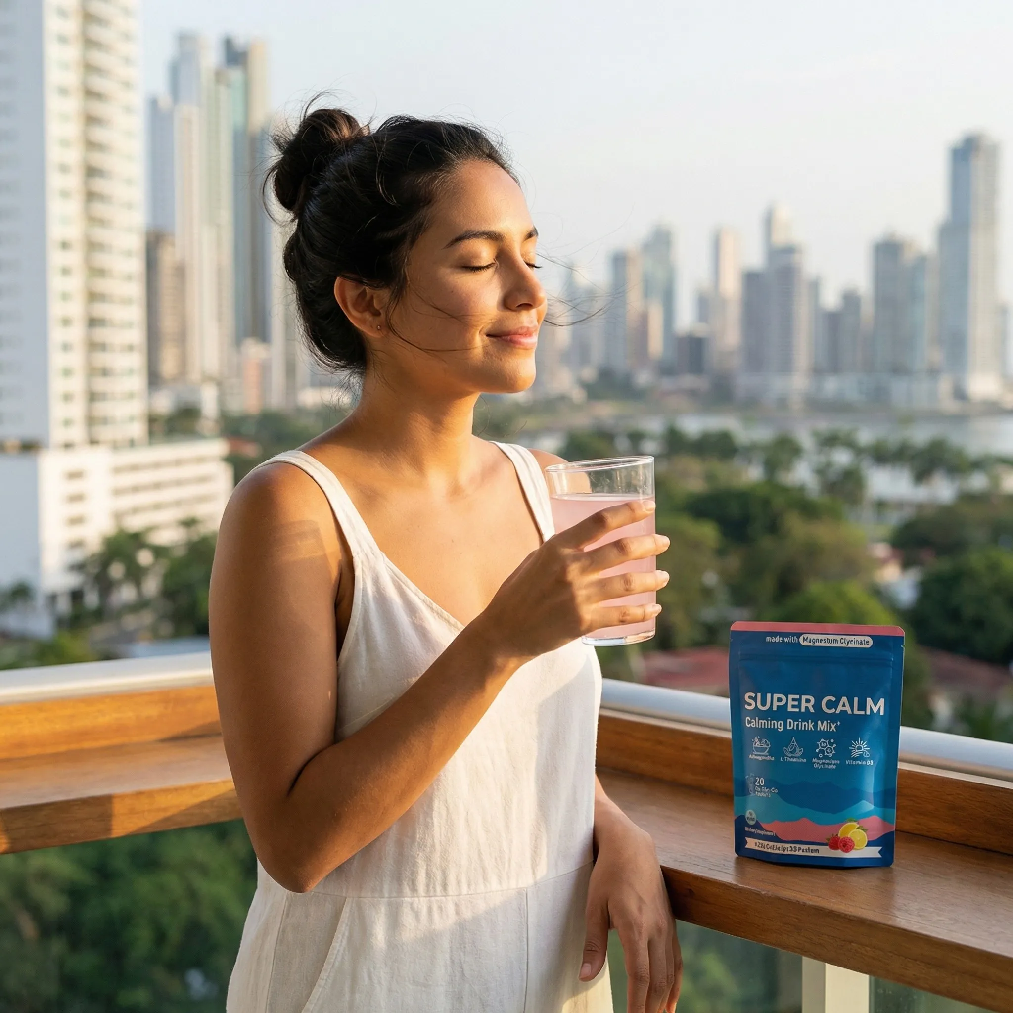 Mujer tranquila Super Calm Panama