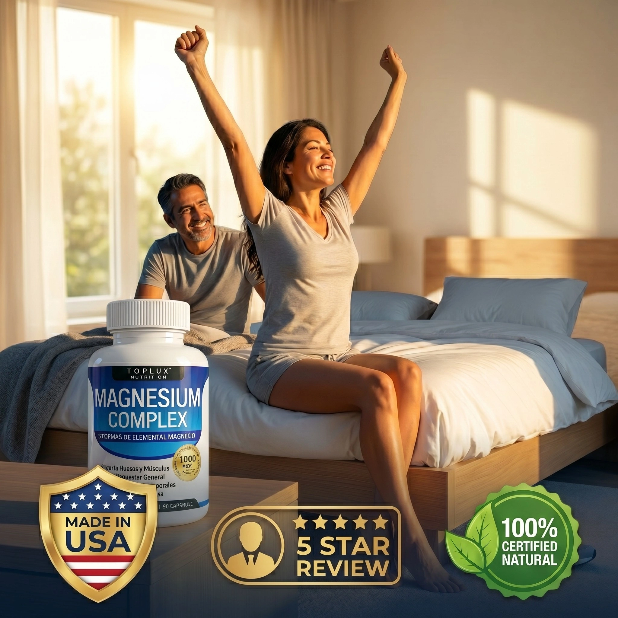 "Magnesium Complex 8-en-1 — Tu solución definitiva para el insomnio y la tensión muscular
