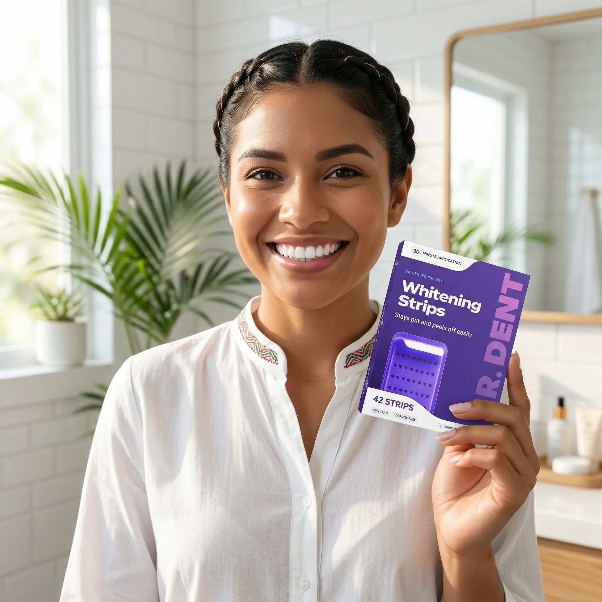 WHITENING STRIPS Dientes más blancos en 30 minutos… o seguirás escondiendo tu sonrisa