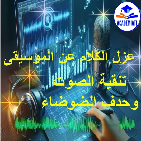 حذف الضوضاء وتنقية الصوت وعزل الكلام عن الموسيقى anti brouit et paroles isolation