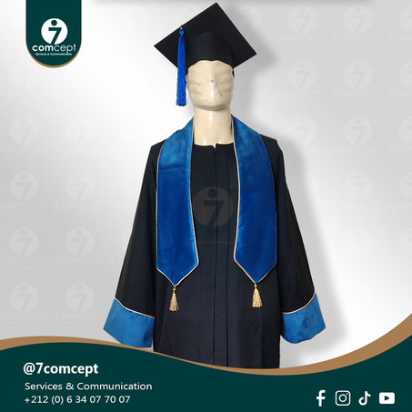 Toge universitaire Mobra Bleu Royal