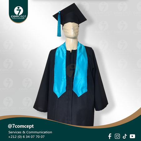 Toge universitaire Bleu Ciel