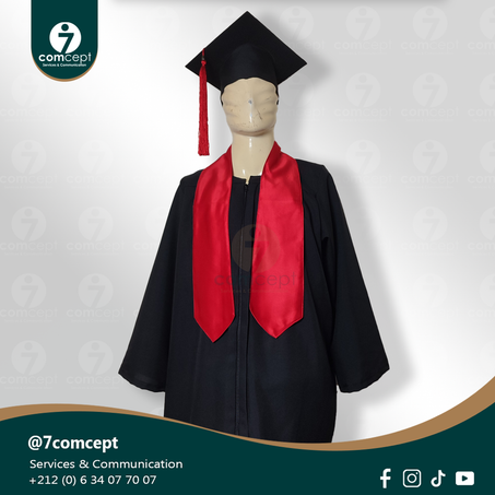 Toge universitaire Rouge