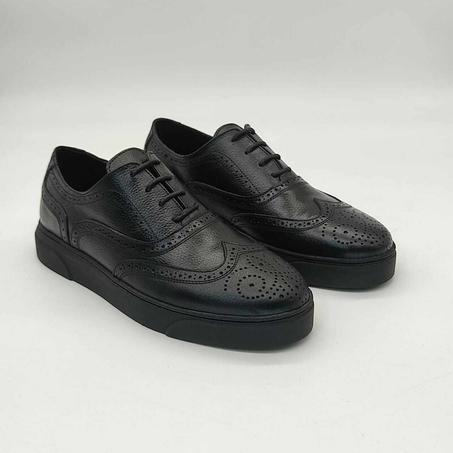 K103 Chaussure en Cuir Noir