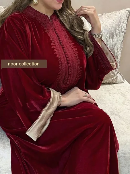 👑قفطان موبرة👑