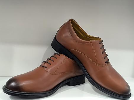 Chaussure en Cuir, Tabac dégradé