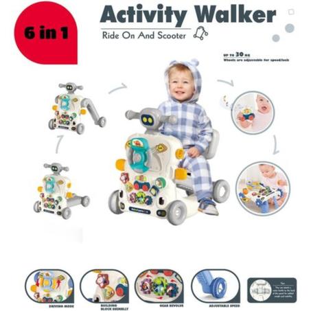 6 fonctions en 1 : trotteur