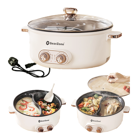 طباخ كهربائي متعدد الوظائف و بوعاء مزدوج