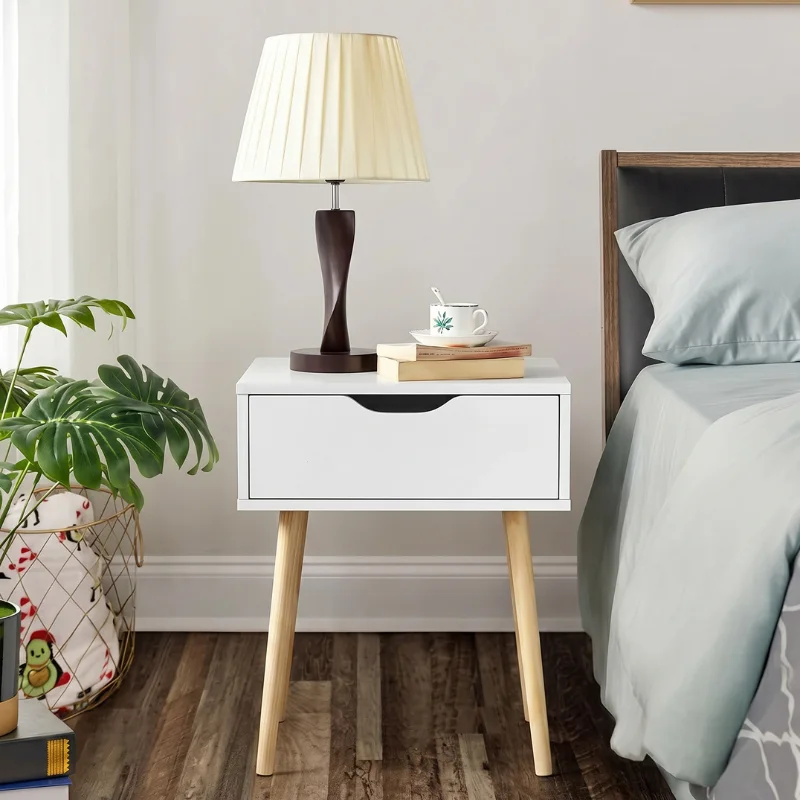 Table de chevet scandinave – 45 × 35 × 63 cm
