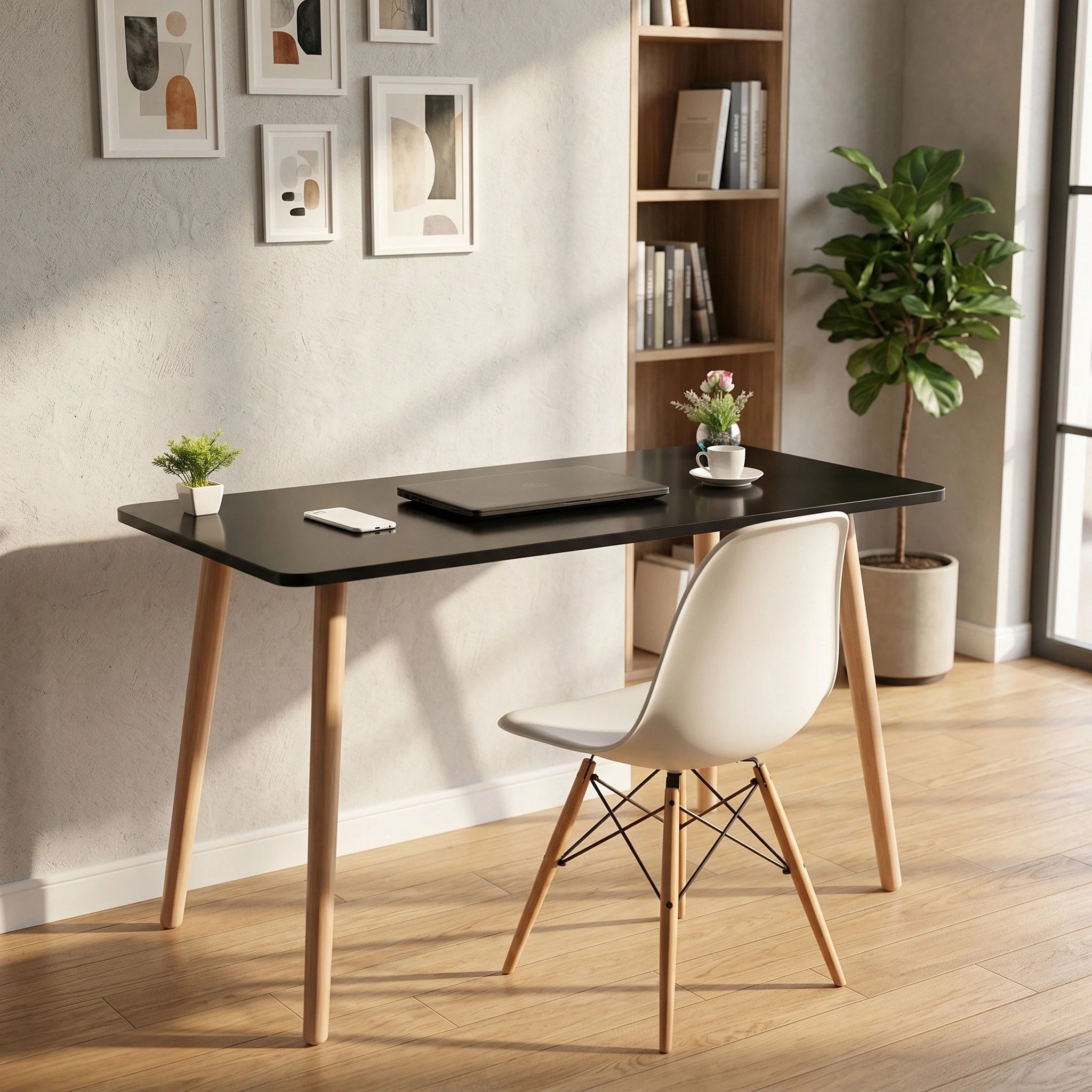 Table scandinave simple et fonctionnelle