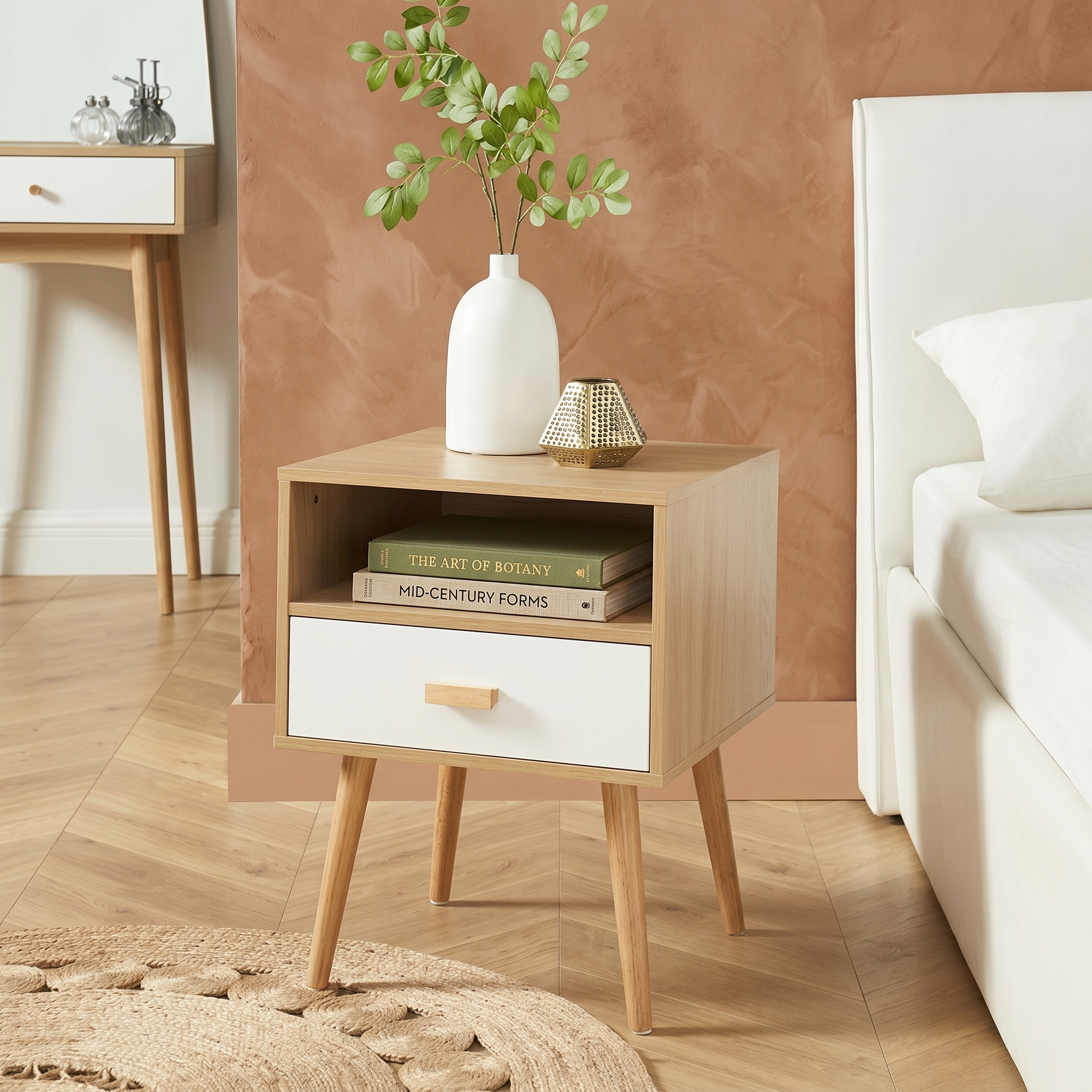 Table de Chevet Élégante 45×30×61 cm