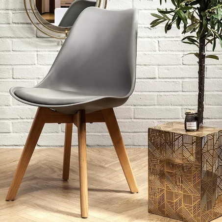Chaise Style Nordique Gris
